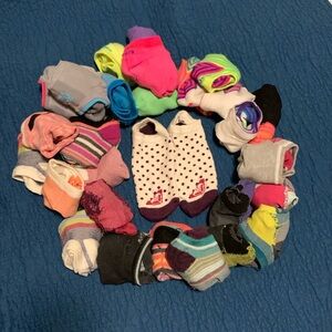 30 pairs lightly used ankle sockss